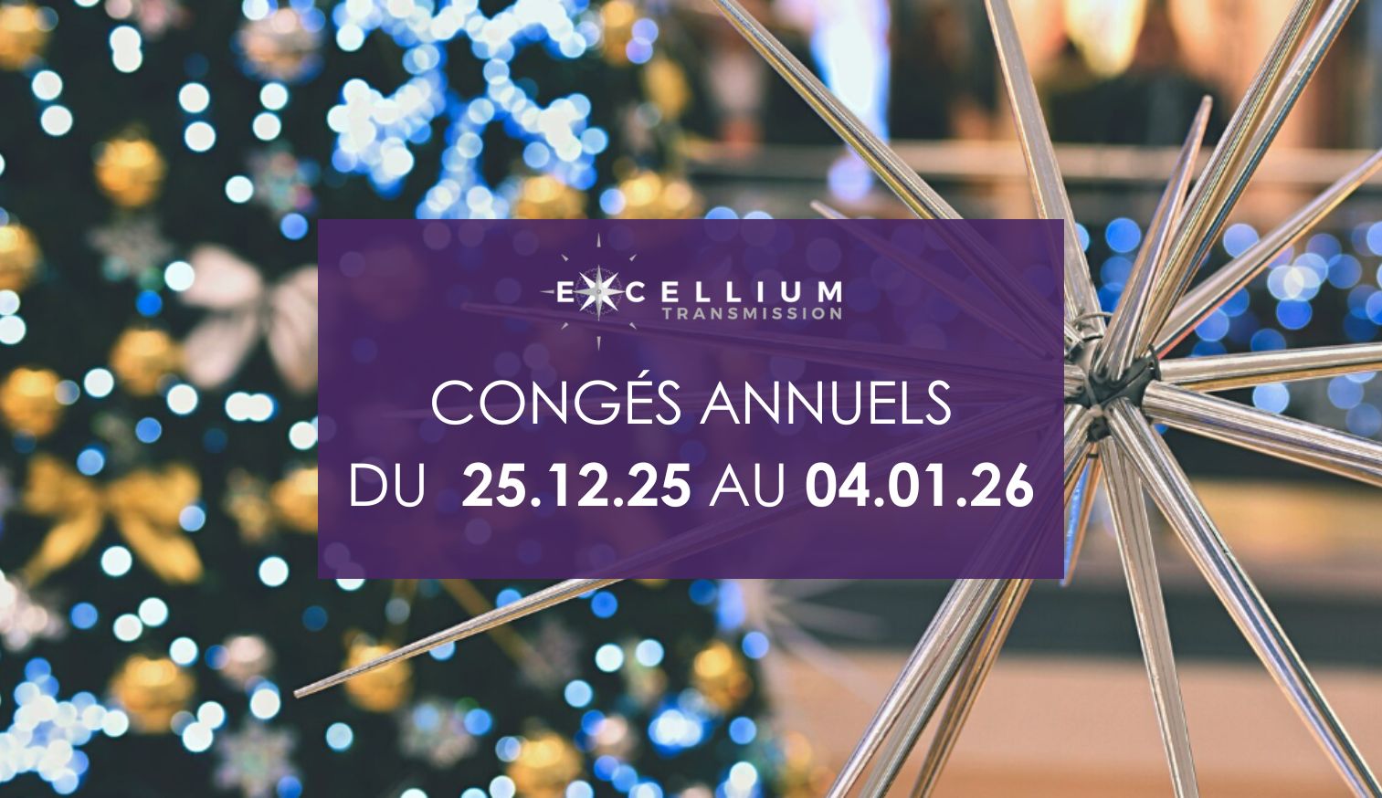 Congés de fin d’année