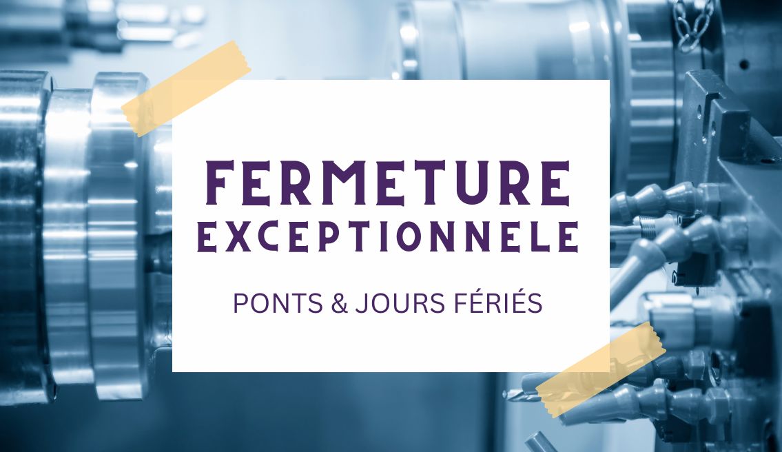 dates de fermetures exceptionnelles